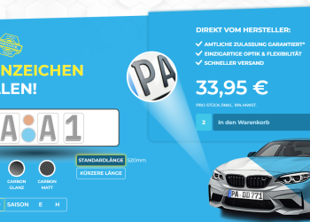 High-quality 3D license plates for a customized vehicle appearance