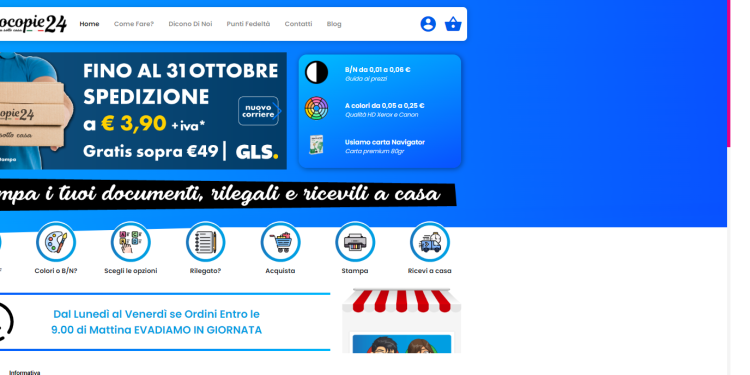 Stampa, Rilegatura e Consegna Rapida con Fotocopie24