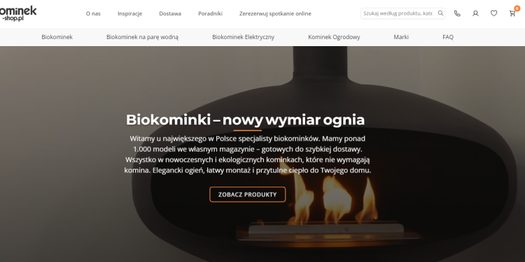 Biokominek Shop: Polski Sklep z Nowoczesnymi i Ekologicznymi Kominkami Bio do Domu i Biura