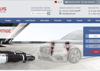 Aerosus als spezialisierter Anbieter für Luftfederungen, Fahrwerkskomponenten und komfortorientierte Lösungen für anspruchsvolle Fahrzeughalter