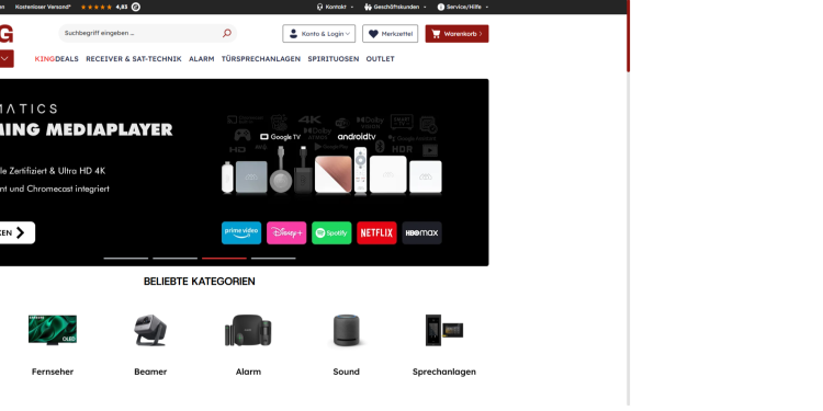 Smarte TV-Erlebnisse und starke Bildqualität mit Satking.de