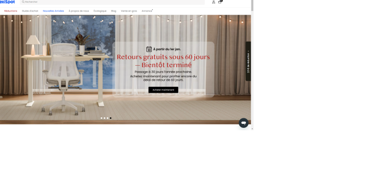 FlexiSpot transforme le confort de votre espace de travail pour de meilleurs jours