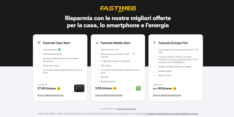 Perché scegliere Fastweb: connettività e servizi digitali completi