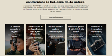 Sistemi fotografici e attrezzature con OM System