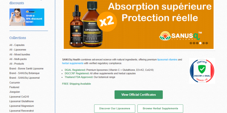 SANUSq supplements : la qualité au service de votre bien-être