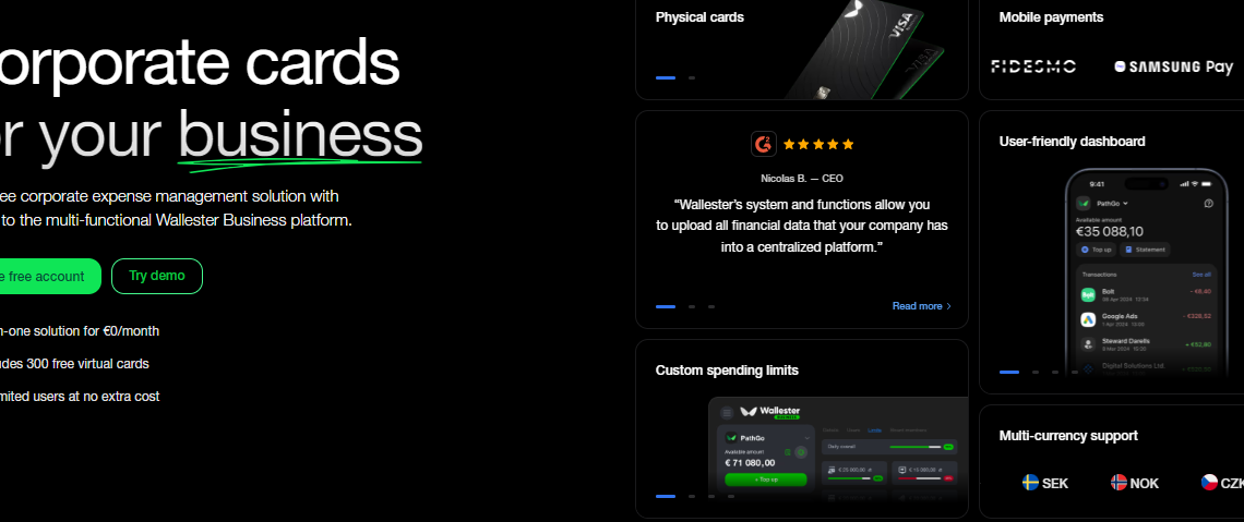 Wallester : des solutions financières modernes pour particuliers et entreprises